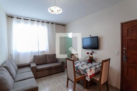 Sala  de apartamento à venda com 3 quartos, 106m² em Planalto, Belo Horizonte