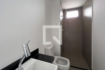 Banheiro de kitnet/studio à venda com 1 quarto, 19m² em Indianópolis, São Paulo