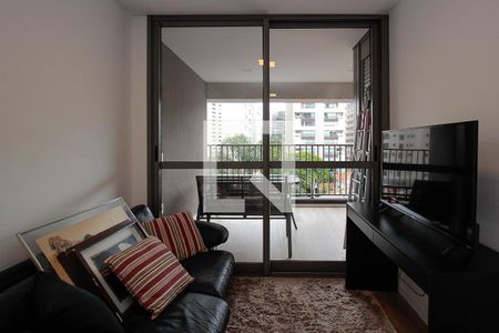 Sala de apartamento à venda com 1 quarto, 44m² em Paraíso, São Paulo