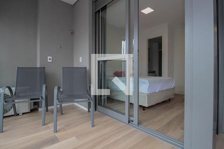 Varanda da Sala de apartamento à venda com 1 quarto, 44m² em Paraíso, São Paulo