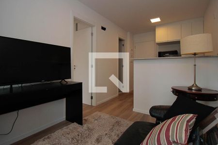 Sala de apartamento à venda com 1 quarto, 44m² em Paraíso, São Paulo