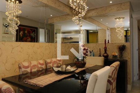 Sala de Jantar de apartamento à venda com 2 quartos, 72m² em Vila Valparaíso, Santo André