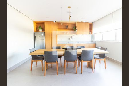 Área comum - Salão de festas de apartamento para alugar com 1 quarto, 26m² em Belenzinho, São Paulo
