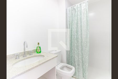 Banheiro de apartamento para alugar com 1 quarto, 26m² em Belenzinho, São Paulo