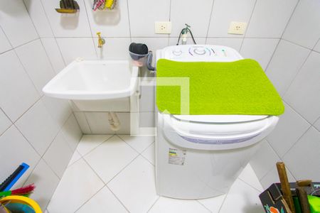 Área de serviço de apartamento à venda com 3 quartos, 115m² em Vila Assunção, Santo André