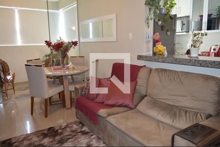 Sala de apartamento à venda com 2 quartos, 63m² em Alvorada, Contagem