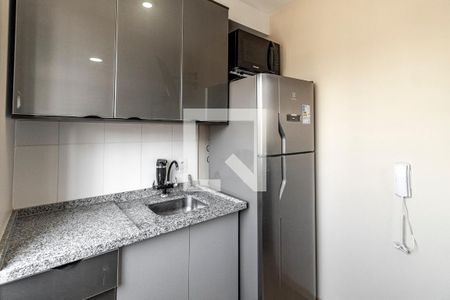 Studio - Cozinha de apartamento à venda com 1 quarto, 24m² em Sé, São Paulo