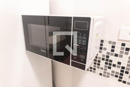 Cozinha de kitnet/studio para alugar com 1 quarto, 25m² em Consolação, São Paulo