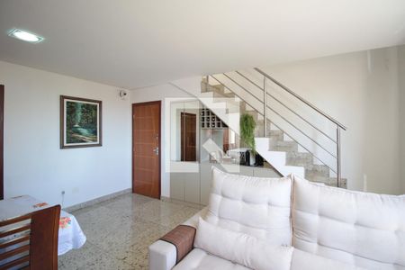 Sala de apartamento à venda com 4 quartos, 200m² em Castelo, Belo Horizonte