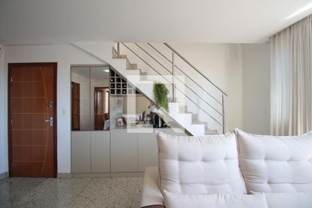 Sala de apartamento à venda com 4 quartos, 200m² em Castelo, Belo Horizonte