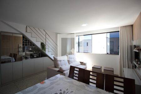 Sala de apartamento à venda com 4 quartos, 200m² em Castelo, Belo Horizonte