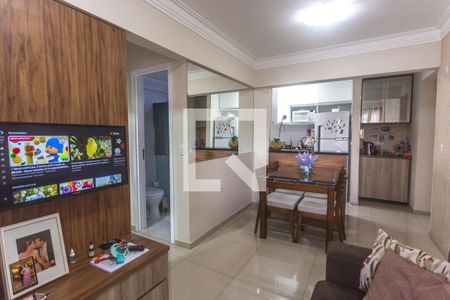 Sala  de apartamento à venda com 2 quartos, 52m² em Baeta Neves, São Bernardo do Campo