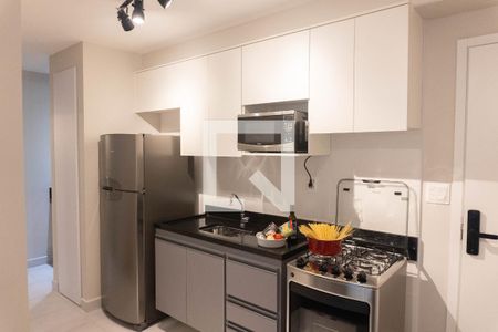 Sala/Cozinha de apartamento à venda com 2 quartos, 38m² em Consolação, São Paulo