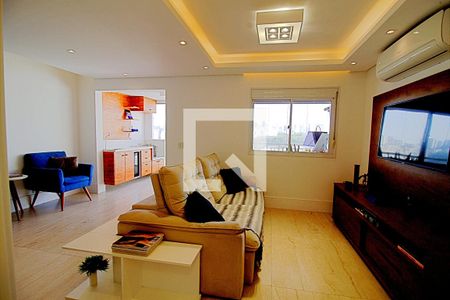 Sala  de apartamento para alugar com 2 quartos, 92m² em Jardim Vazani, São Paulo