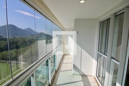 Varanda da Sala de apartamento para alugar com 2 quartos, 80m² em Recreio dos Bandeirantes, Rio de Janeiro
