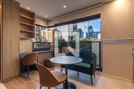 Studio para alugar com 35m², 1 quarto e 1 vagaStudio