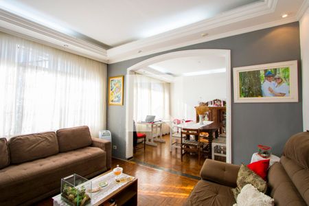 Sala de estar de casa à venda com 3 quartos, 256m² em Vila Humaitá, Santo André