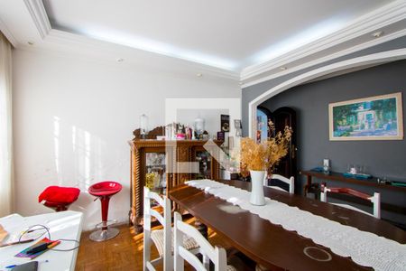 Sala de jantar de casa à venda com 3 quartos, 256m² em Vila Humaitá, Santo André