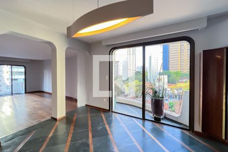 Sala 2 de apartamento para alugar com 3 quartos, 200m² em Indianópolis, São Paulo