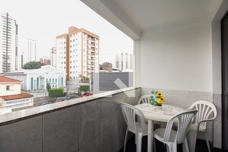 Varanda Sala  de apartamento à venda com 3 quartos, 125m² em Tatuapé, São Paulo