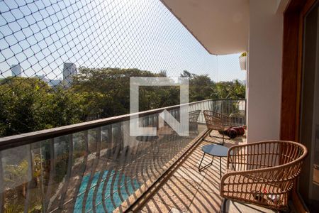 Varanda da Sala de apartamento à venda com 4 quartos, 210m² em Vila Madalena, São Paulo
