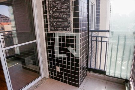 Varanda da Sala de apartamento para alugar com 3 quartos, 76m² em Vila Floresta, Santo André
