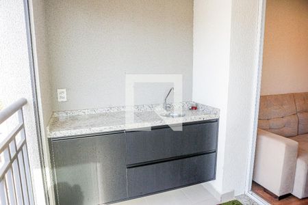 Varanda da Sala de apartamento para alugar com 3 quartos, 76m² em Vila Floresta, Santo André