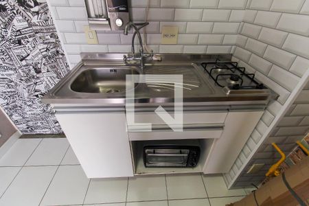 Sala/Cozinha de apartamento para alugar com 1 quarto, 33m² em Brás, São Paulo