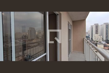 Varanda de kitnet/studio para alugar com 1 quarto, 28m² em Bom Retiro, São Paulo