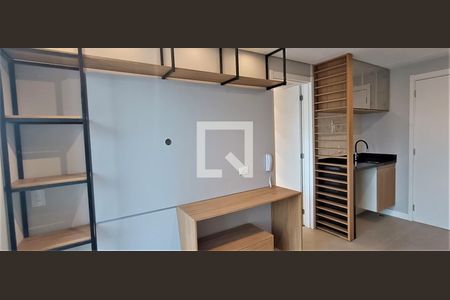 Sala/Cozinha de kitnet/studio para alugar com 1 quarto, 28m² em Bom Retiro, São Paulo