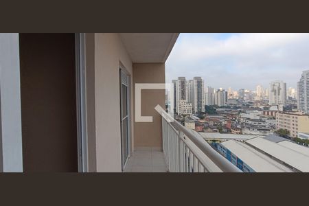 Varanda de kitnet/studio para alugar com 1 quarto, 28m² em Bom Retiro, São Paulo