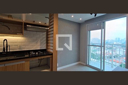 Sala/Cozinha de kitnet/studio para alugar com 1 quarto, 28m² em Bom Retiro, São Paulo