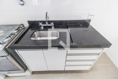 Apartamento para alugar com 49m², 1 quarto e 1 vagaDetalhe da cozinha