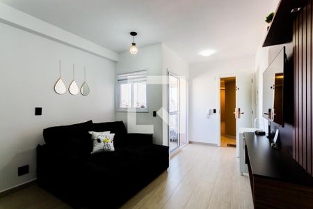 Sala e Cozinha de apartamento à venda com 1 quarto, 50m² em Jardim, Santo André