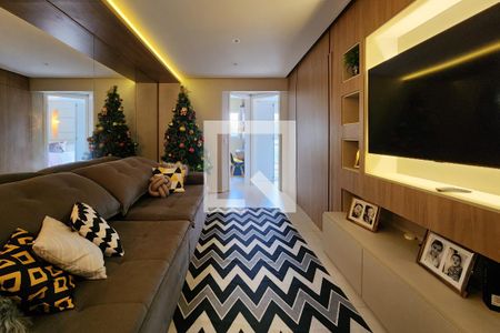 Sala de Tv/Estar de apartamento à venda com 2 quartos, 85m² em Santa Maria, Santo André