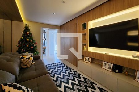 Sala de Tv/Estar de apartamento à venda com 2 quartos, 85m² em Santa Maria, Santo André