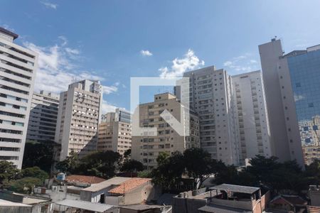 Vista da Sala de apartamento à venda com 1 quarto, 58m² em Consolação, São Paulo