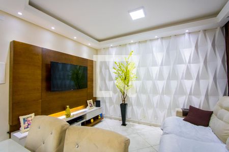 Sala de apartamento à venda com 2 quartos, 96m² em Vila Cecilia Maria, Santo André