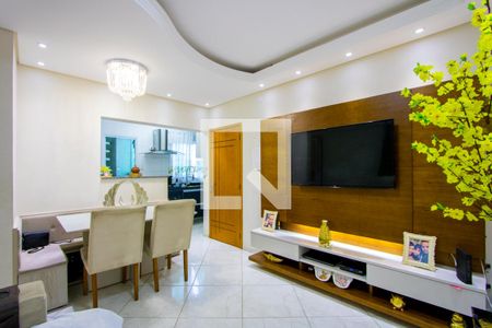 Sala de apartamento à venda com 2 quartos, 96m² em Vila Cecilia Maria, Santo André