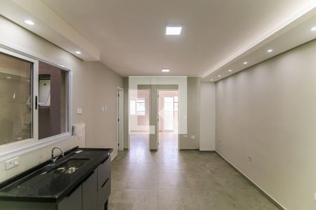 Sala/Cozinha de apartamento para alugar com 2 quartos, 52m² em Parque Monte Alegre, Taboão da Serra