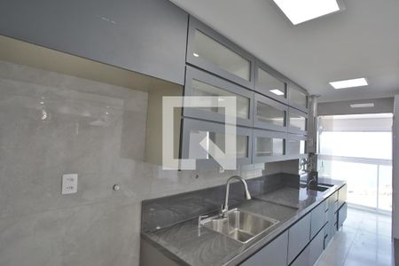 Cozinha Americana de apartamento para alugar com 3 quartos, 106m² em José Menino, Santos