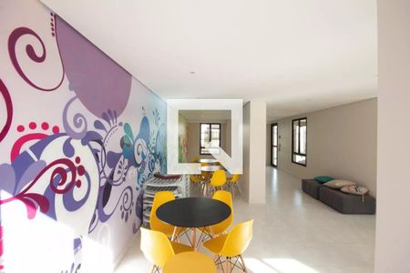 Apartamento para alugar com 36m², 2 quartos e 1 vaga Apartamento para alugar com 36m², 2 quartos e 1 vagaÁrea comum - Salão de festas