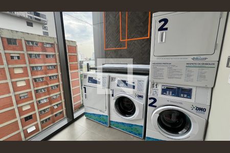 Studio para alugar com 27m², 1 quarto e sem vaga Studio para alugar com 27m², 1 quarto e sem vagaLavanderia