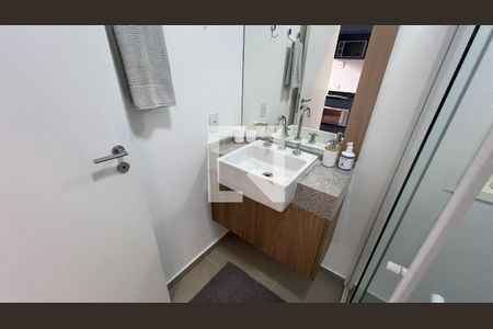 Studio para alugar com 27m², 1 quarto e sem vaga Studio para alugar com 27m², 1 quarto e sem vagaBanheiro