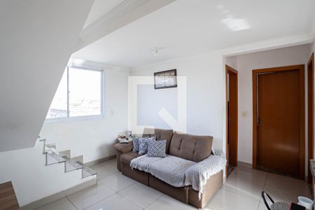 Sala  de apartamento à venda com 2 quartos, 80m² em Letícia, Belo Horizonte