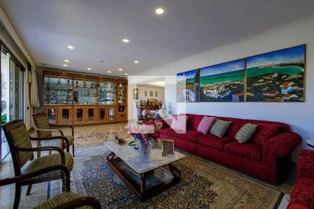 Sala de apartamento à venda com 4 quartos, 565m² em Barra da Tijuca, Rio de Janeiro