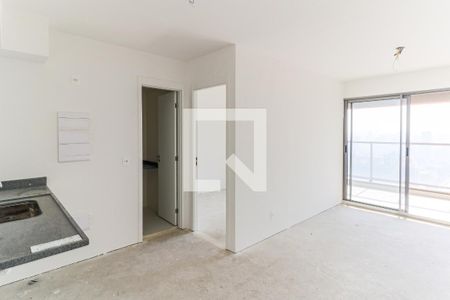 Sala de apartamento para alugar com 1 quarto, 40m² em Santo Amaro, São Paulo
