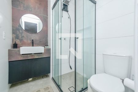 Banheiro de apartamento para alugar com 1 quarto, 40m² em Bela Vista, São Paulo