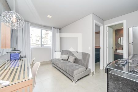 Sala de apartamento para alugar com 1 quarto, 40m² em Bela Vista, São Paulo