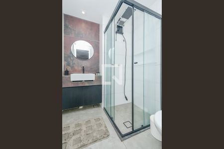 Banheiro de apartamento para alugar com 1 quarto, 40m² em Bela Vista, São Paulo